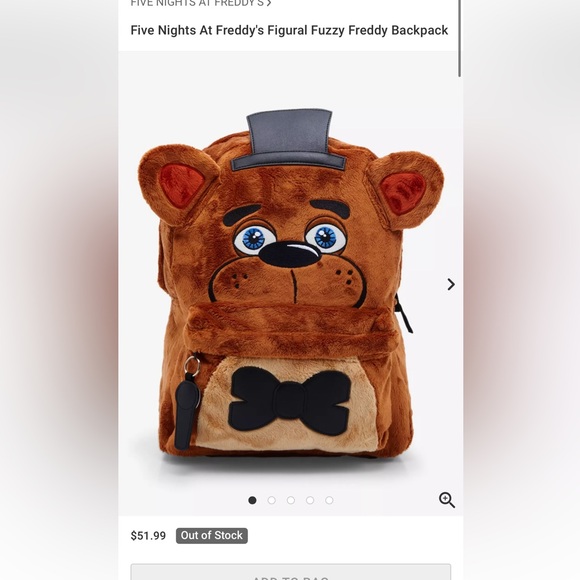 ISO Brown Bear Plush Backpack